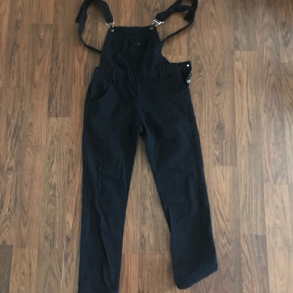 Vintage Denim - Black overalls